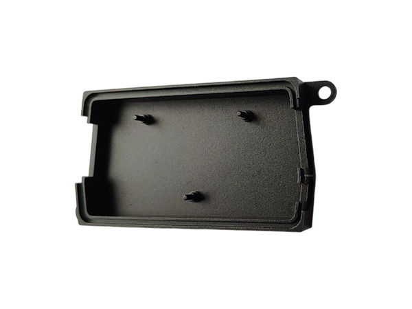 The aluminum 6063 control box is sandblasted black and oxidized